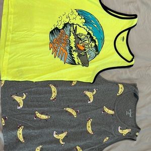 Two boys tank tops